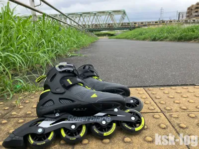 荒川河川敷で13kmをインラインスケートで滑走してきた(平井大橋⇔荒川河口)