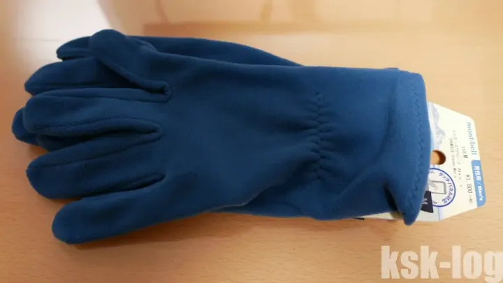 スマホ・カメラの操作もできる手袋、mont-bellシャミースグローブを購入のサムネイル