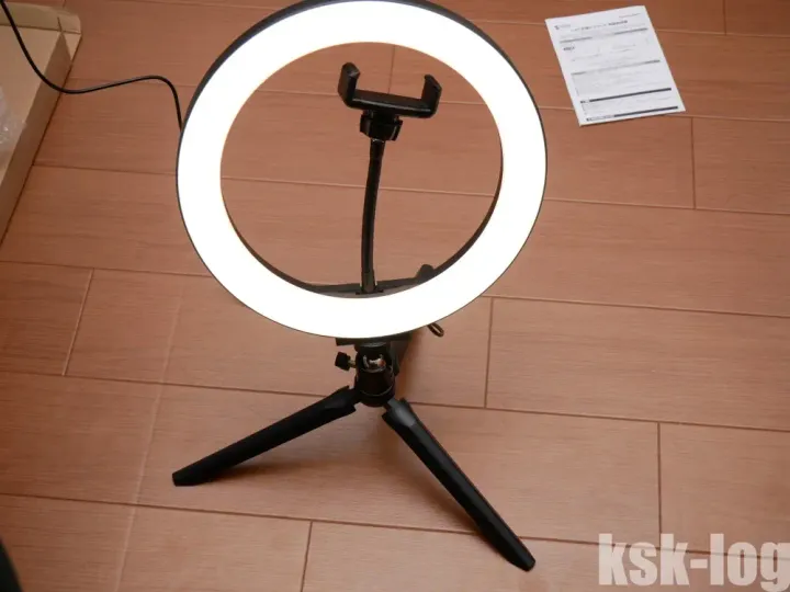 在宅勤務のリモート会議用にサンワサプライのLEDリングライト200-DGCAM019を購入しましたのサムネイル