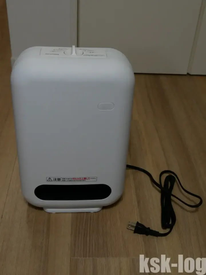 寒い脱衣所にアイリスオーヤマのセラミックファンヒーターJCH-127D-Wを購入して1か月利用したのサムネイル