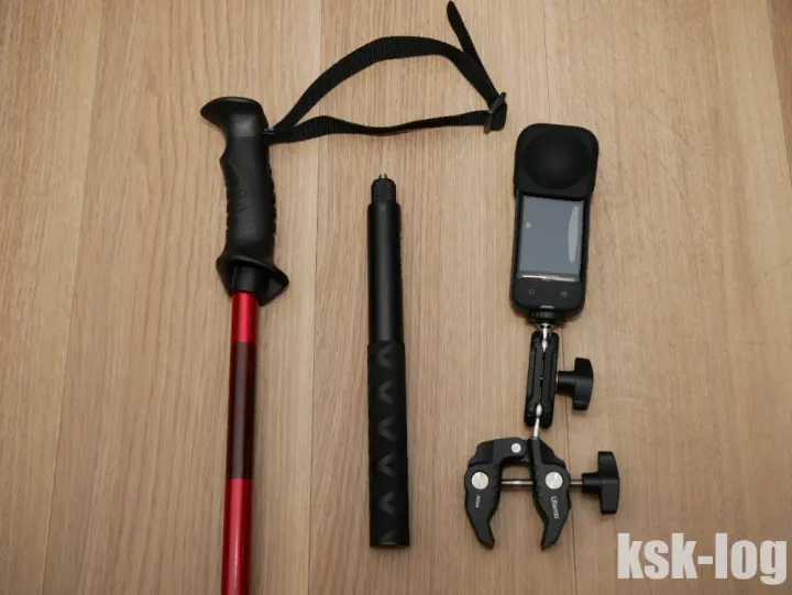 Insta360X3をスキーのストックにマウントするため、Ulanziの多機能スーパークランプR094を買ってみたのサムネイル