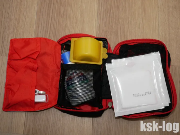 Deuter ファーストエイドキットに1人暮らしの応急手当道具を収納してみたのサムネイル