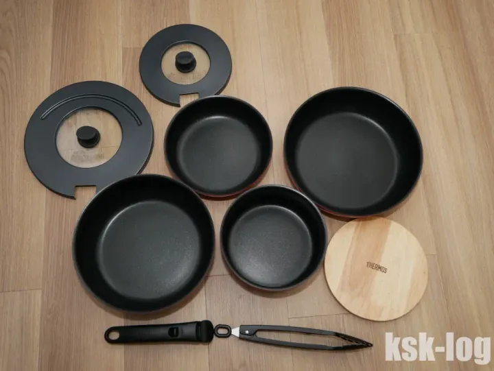 【SOLOTA導入その3】食洗機対応の鍋・フライパンとしてサーモス取っ手のとれるフライパン9点セット KSA-9A-Rを購入したのサムネイル