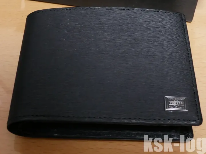 ポーター カレント 二つ折り財布の購入と外観レビューのサムネイル
